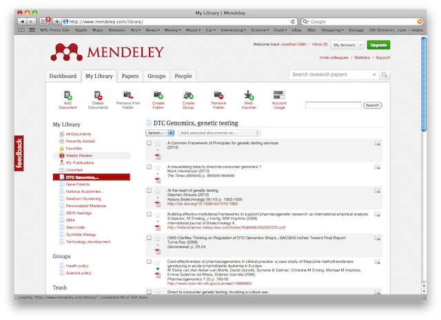 Review: Mendeley Makes Managing Research More Fun | Ars Technica